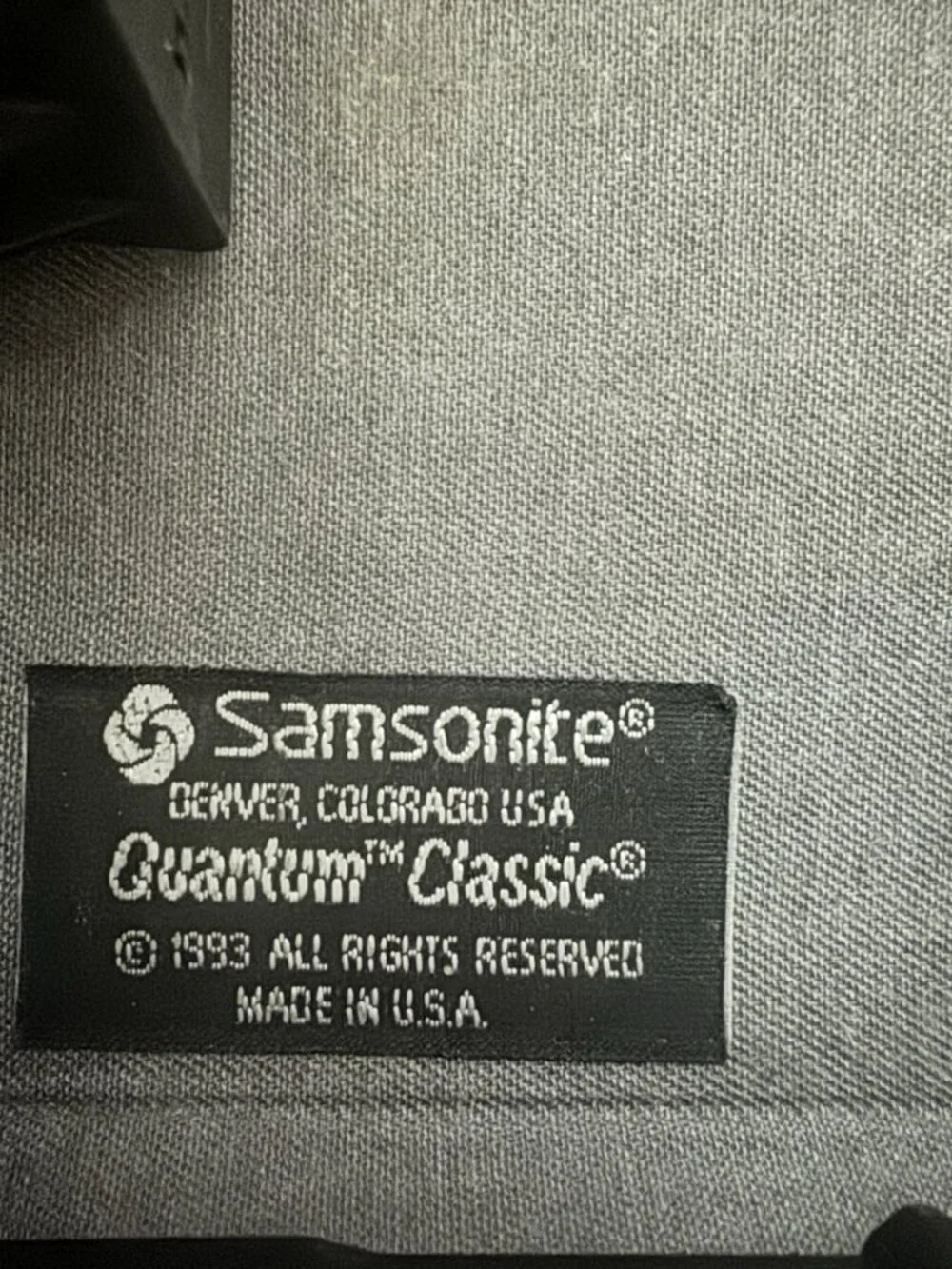 Vintage 90s Samsonite Quantum Classic Hard Shell Briefcase